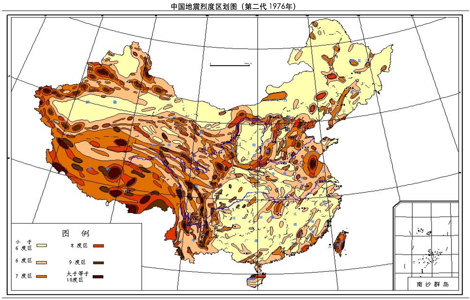 8a85efd754e1c4280154e1f6715d0006#地震区划与安全性评价（二代区划图）